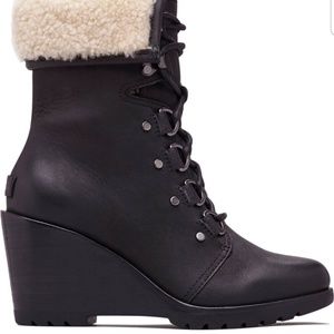 *NEW* Sorel After Hours Lace Shearling Boot sz. 8